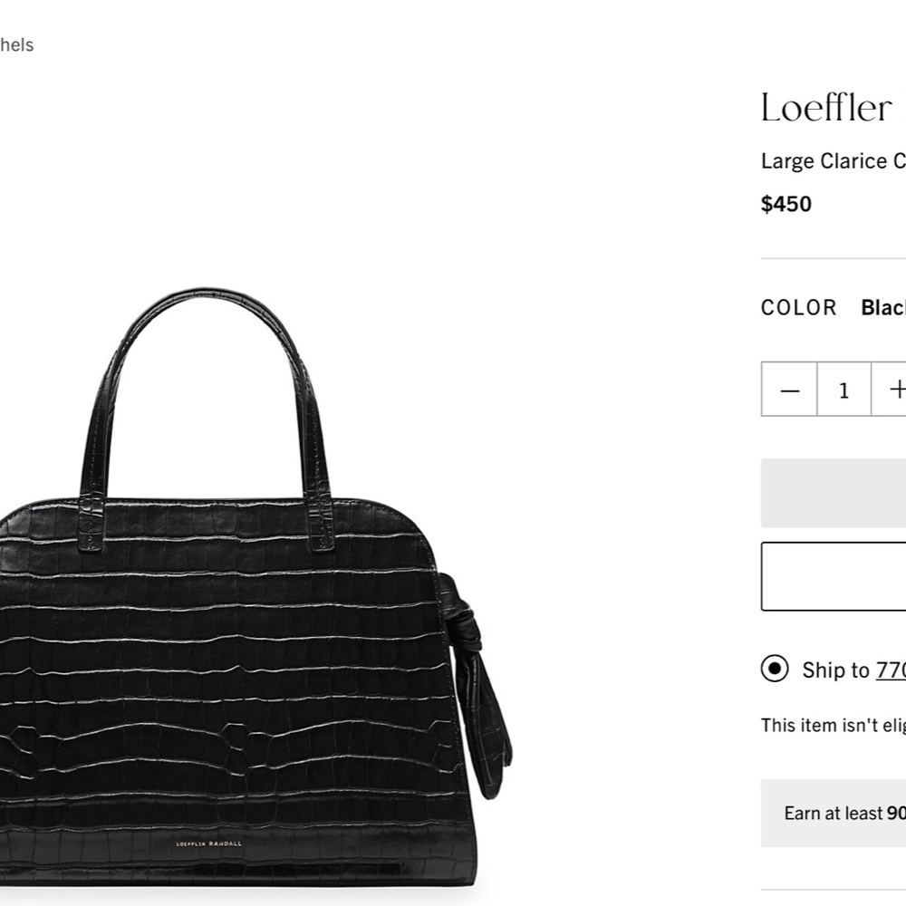 Loeffler Randall Large Clarice Satchel - image 3